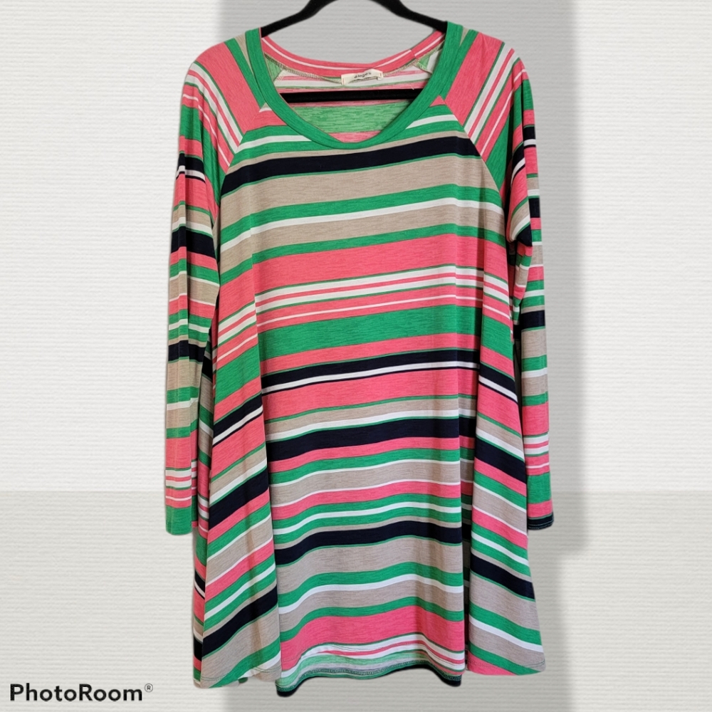 e`loges long sleeve shirt dress